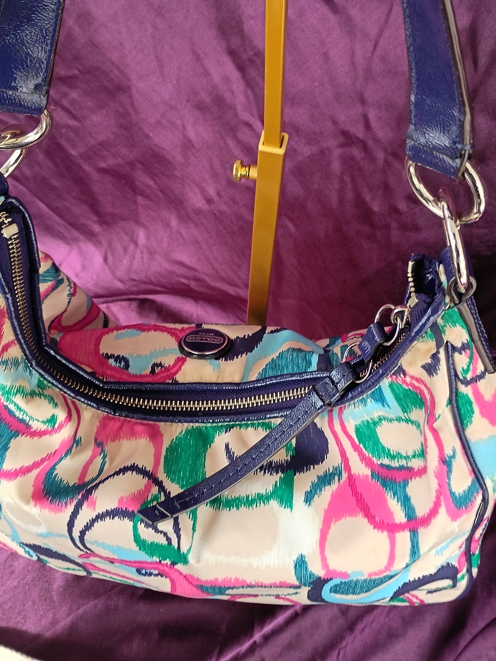 Coach Ikay Scribble Bag - Picture 10 of 16